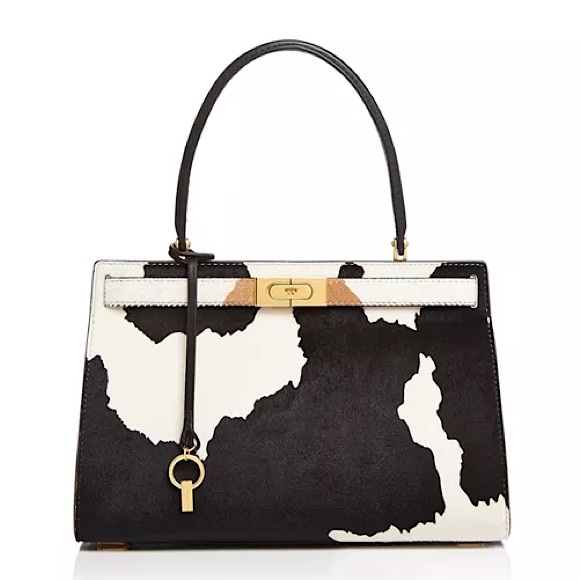 Like new Tory Burch Lee Radziwill Calf Hair Satchel - Picture 1 of 12